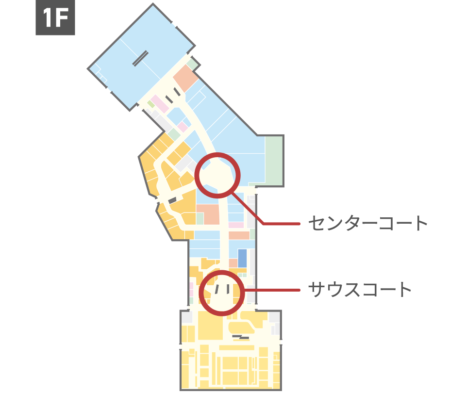 イオンモールむさし村山フロアマップ